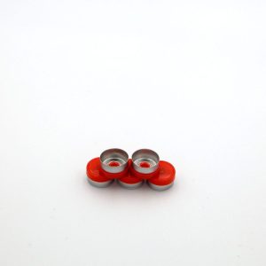 13MM Flip Top Seals Röd/Silver, 1000-Pack
