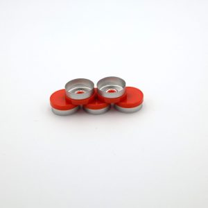 20MM Flip Top Seals Red/Silver, 1000-Pack