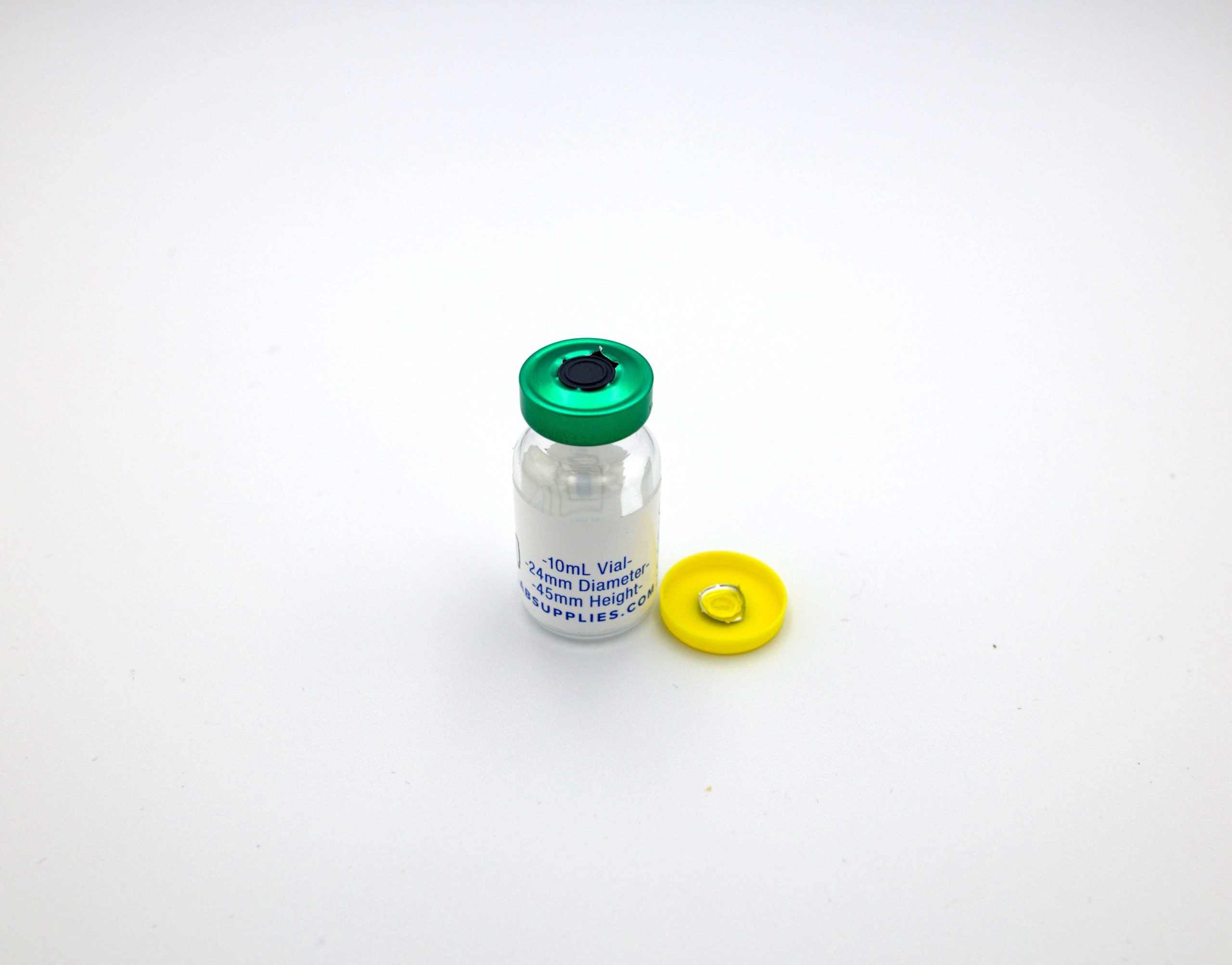20MM Flip Top Seals Gul/Grön, 1000-Pack - Bild 2
