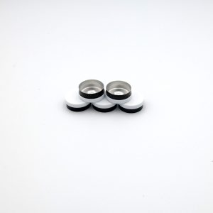20MM Flip Top Seals White/Black, 1000-Pack